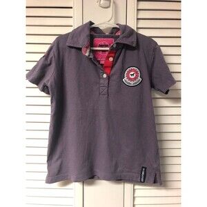 Horze size 7/8 122/128 purple Polo Shirt